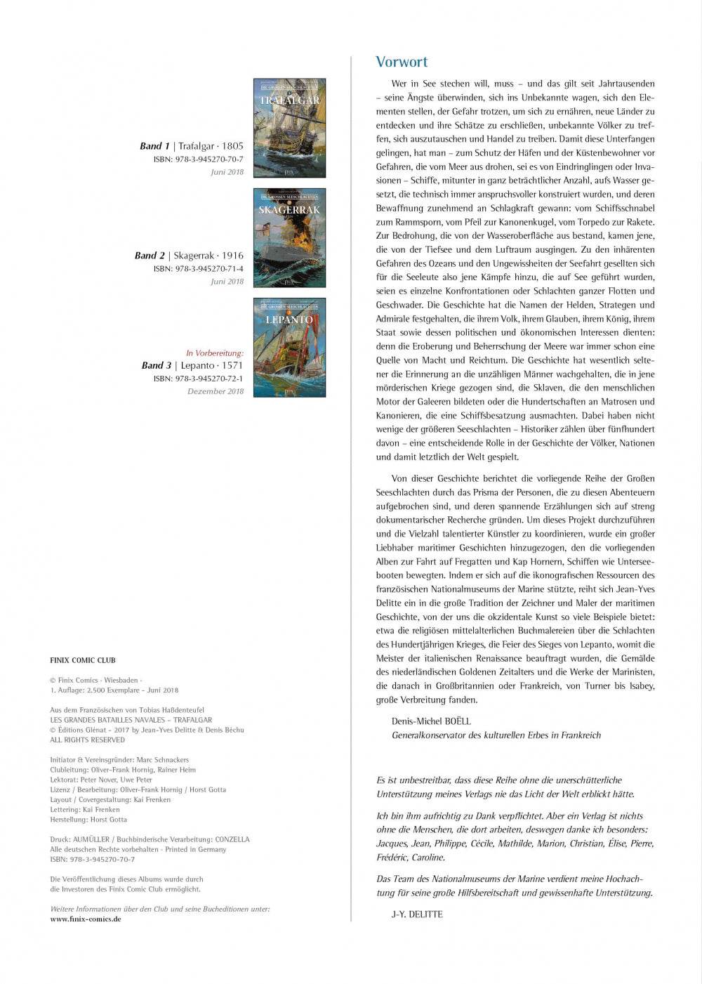 Die großen Seeschlachten #1 -Trafalgar - Der Comixdealer
