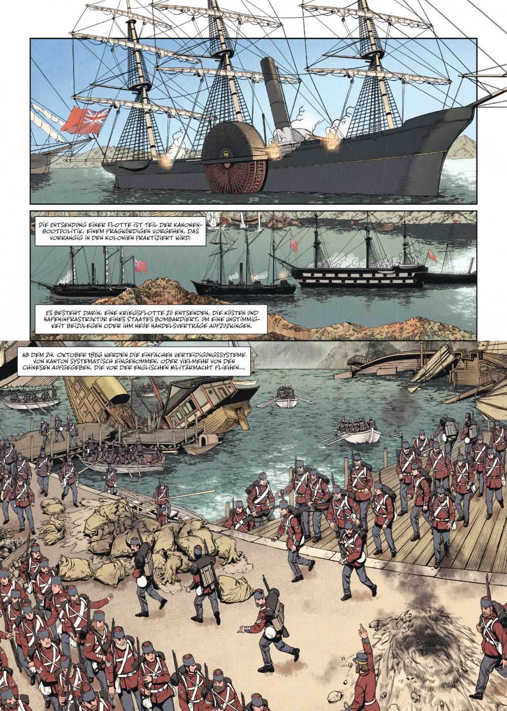 Die großen Seeschlachten #22 - Fatshan Creek - Der zweite Opiumkrieg 1857 - Der Comixdealer