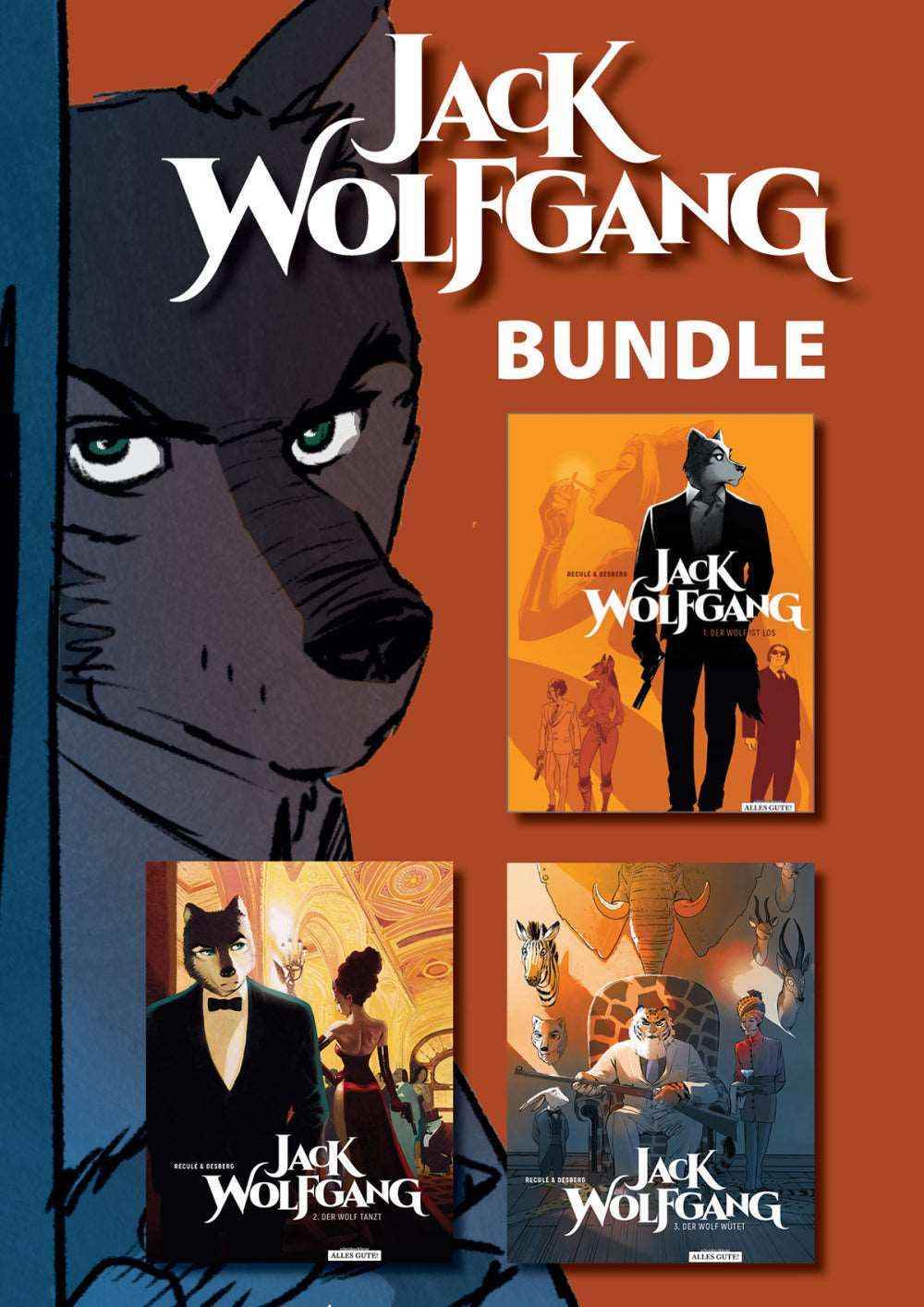 Jack Wolfgang Bundle Band 1-3 - Der Comixdealer