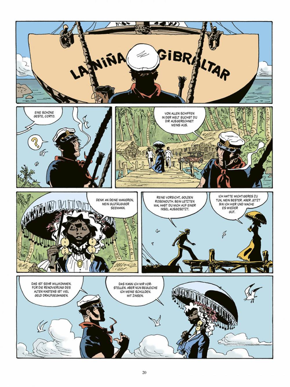 Corto Maltese #17 (farbig) - Die Lebenslinie - Der Comixdealer