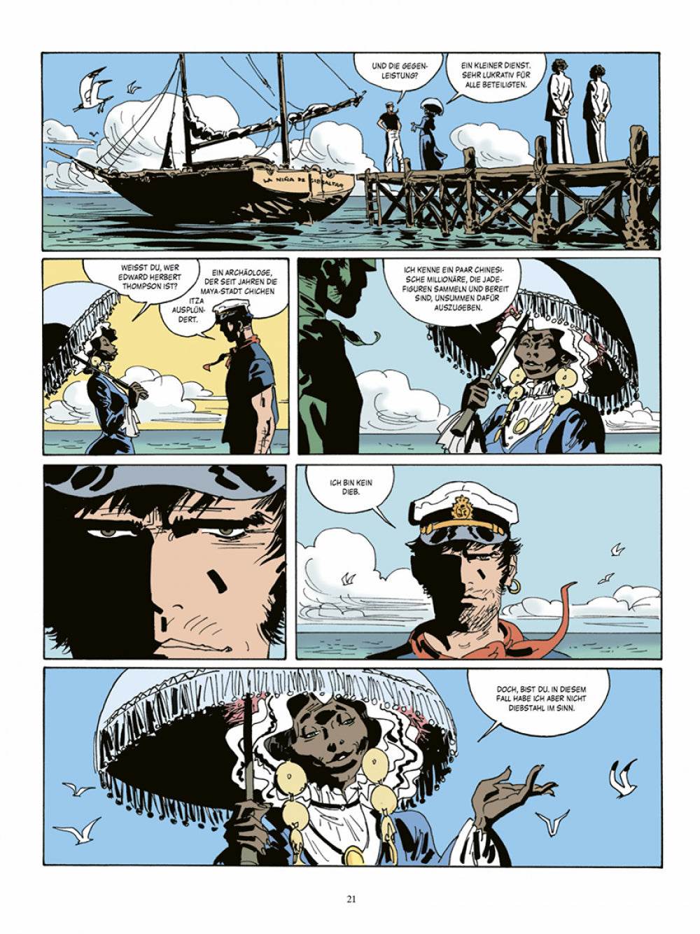 Corto Maltese #17 (farbig) - Die Lebenslinie - Der Comixdealer