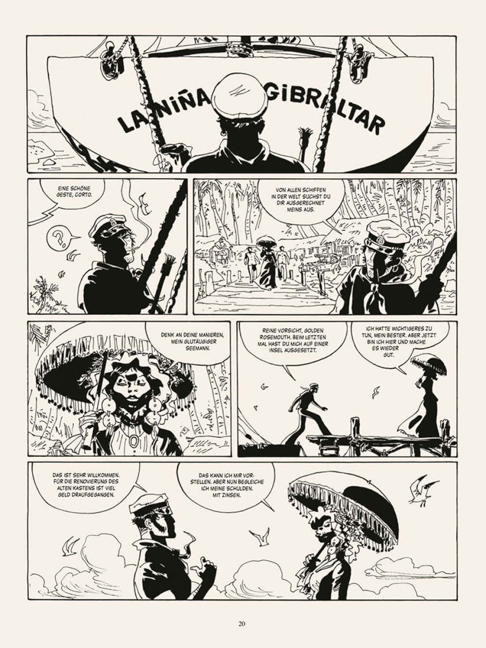 Corto Maltese #17 (s/w) Klassik Edition Die Lebenslinie - Der Comixdealer