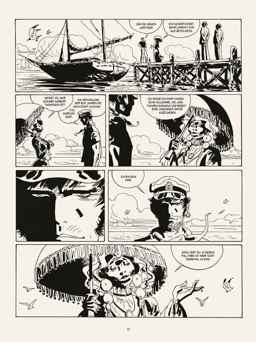 Corto Maltese #17 (s/w) Klassik Edition Die Lebenslinie - Der Comixdealer