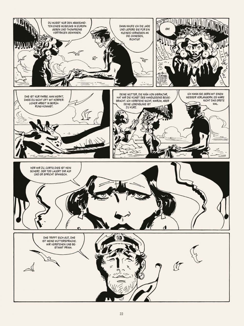 Corto Maltese #17 (s/w) Klassik Edition Die Lebenslinie - Der Comixdealer