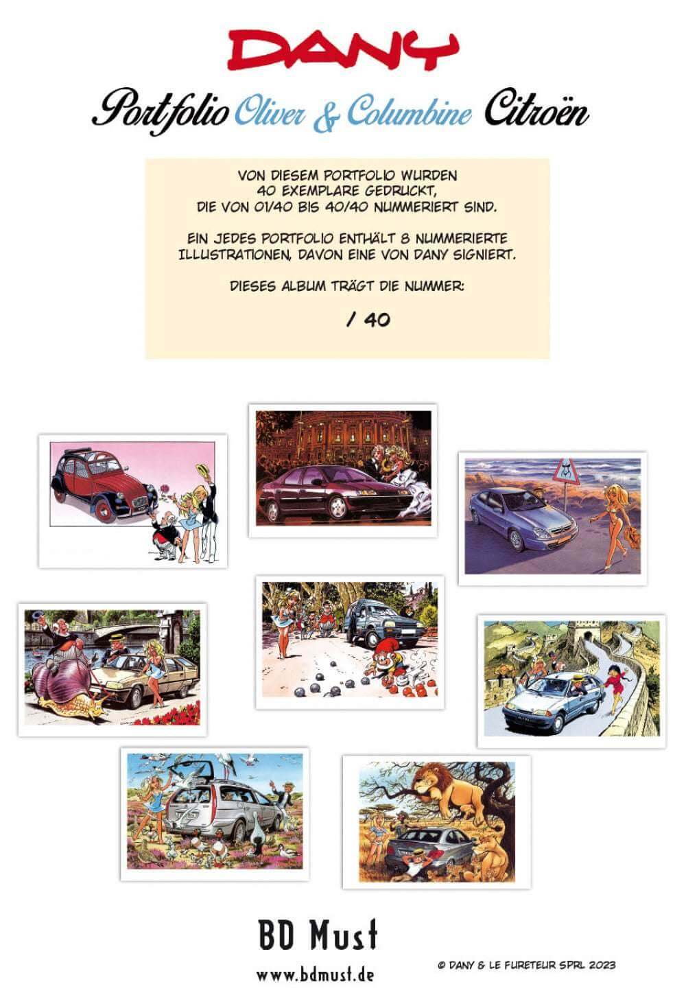 Portfolio Dany Citroen - Der Comixdealer