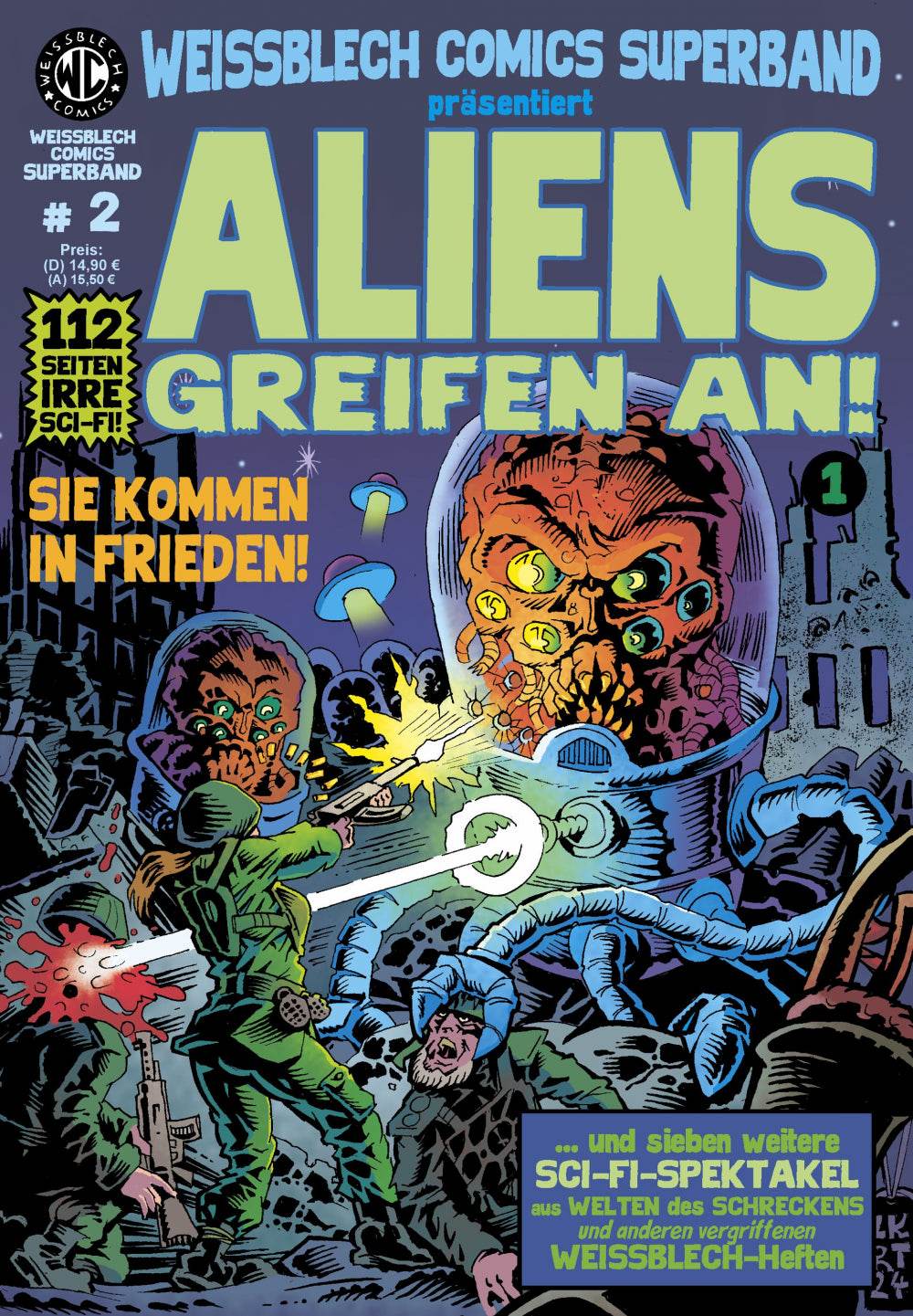 WEISSBLECH Comics Superband #2 ALIENS GREIFEN AN! 1 - Der Comixdealer