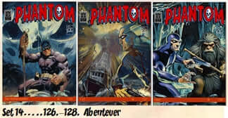 Phantom 126.-128. Abenteuer (ECR Verlag) 3 Hefte im Set