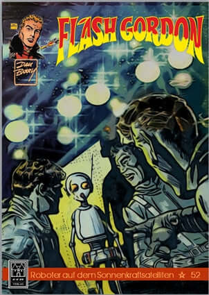 Flash Gordon - 52. Abenteuer (ECR Verlag) Roboter auf dem Sonnenkraftsatelliten