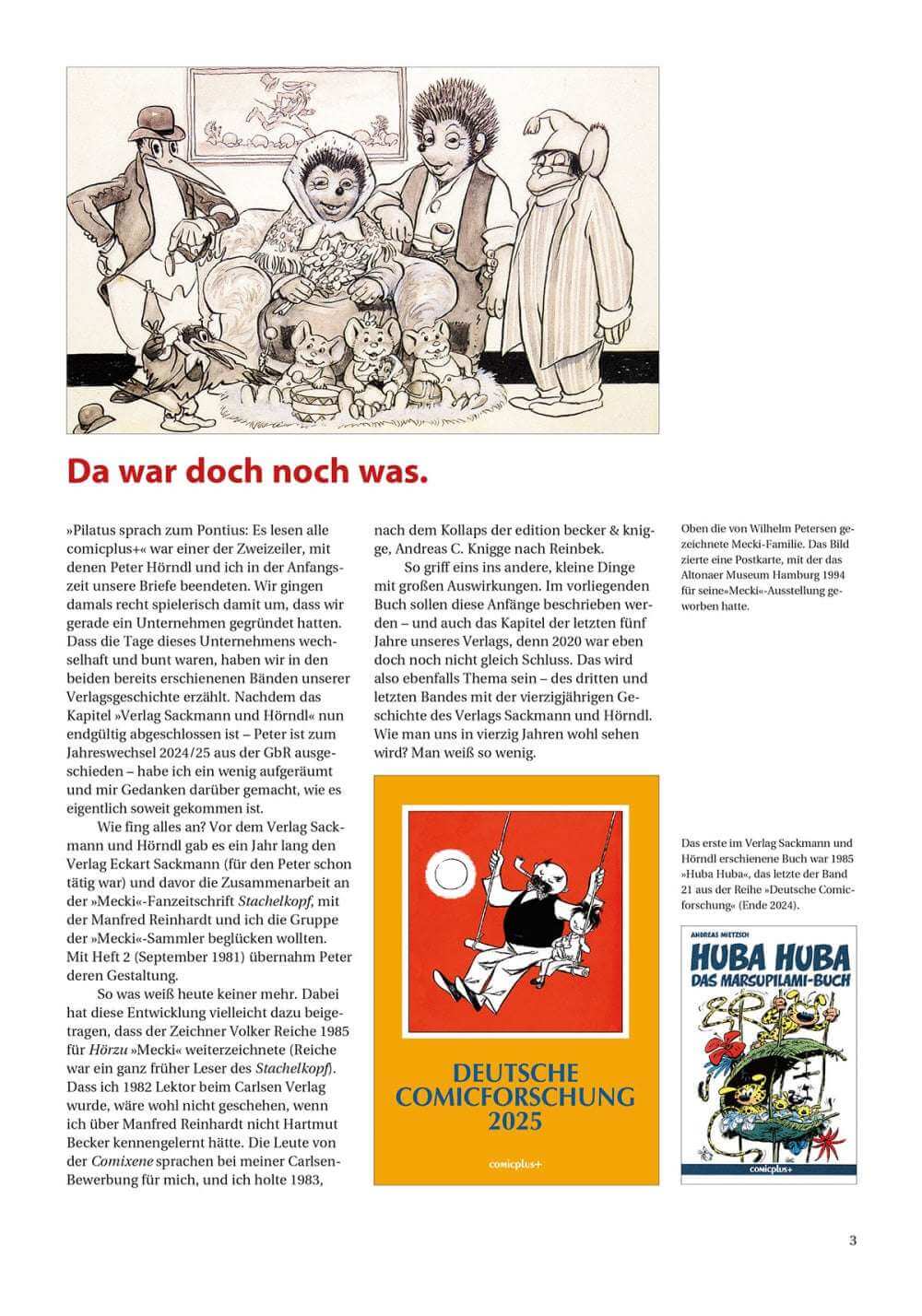 Pilatus sprach zum Pontius 40 Jahre Verlag Sackmann und Hörndl