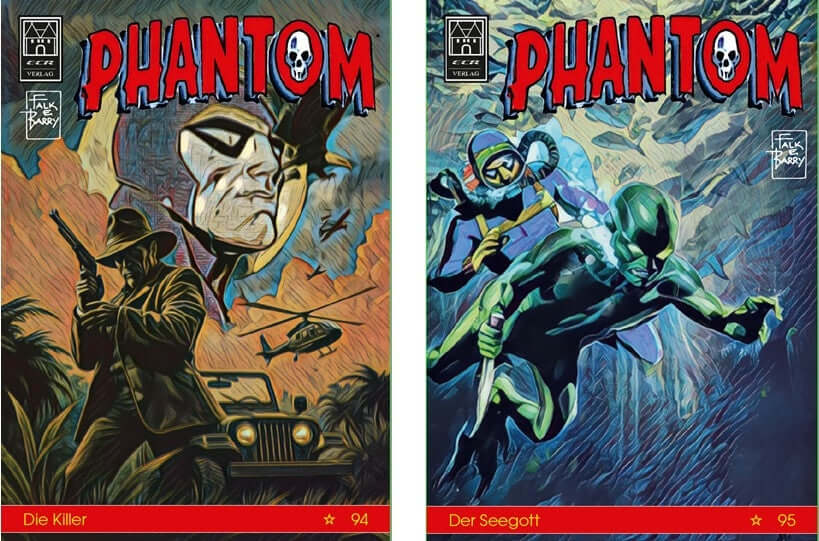 Phantom 94.-95. Abenteuer (ECR Verlag) 2 Hefte im Set
