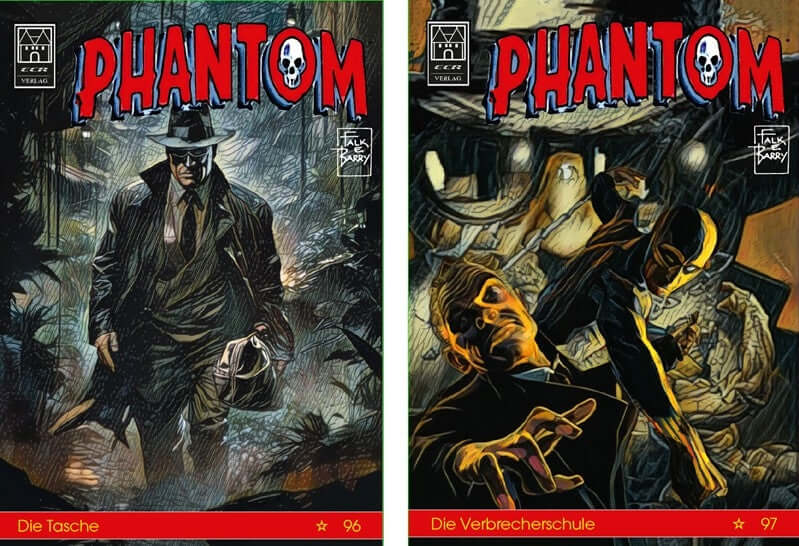 Phantom 96.-97. Abenteuer (ECR Verlag) 2 Hefte im Set