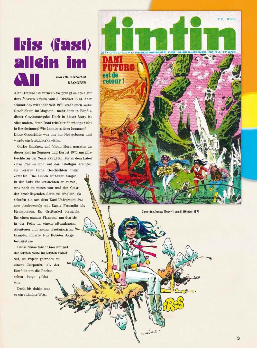 Dani Futuro #3 - Iris von Andromeda - Der Comixdealer