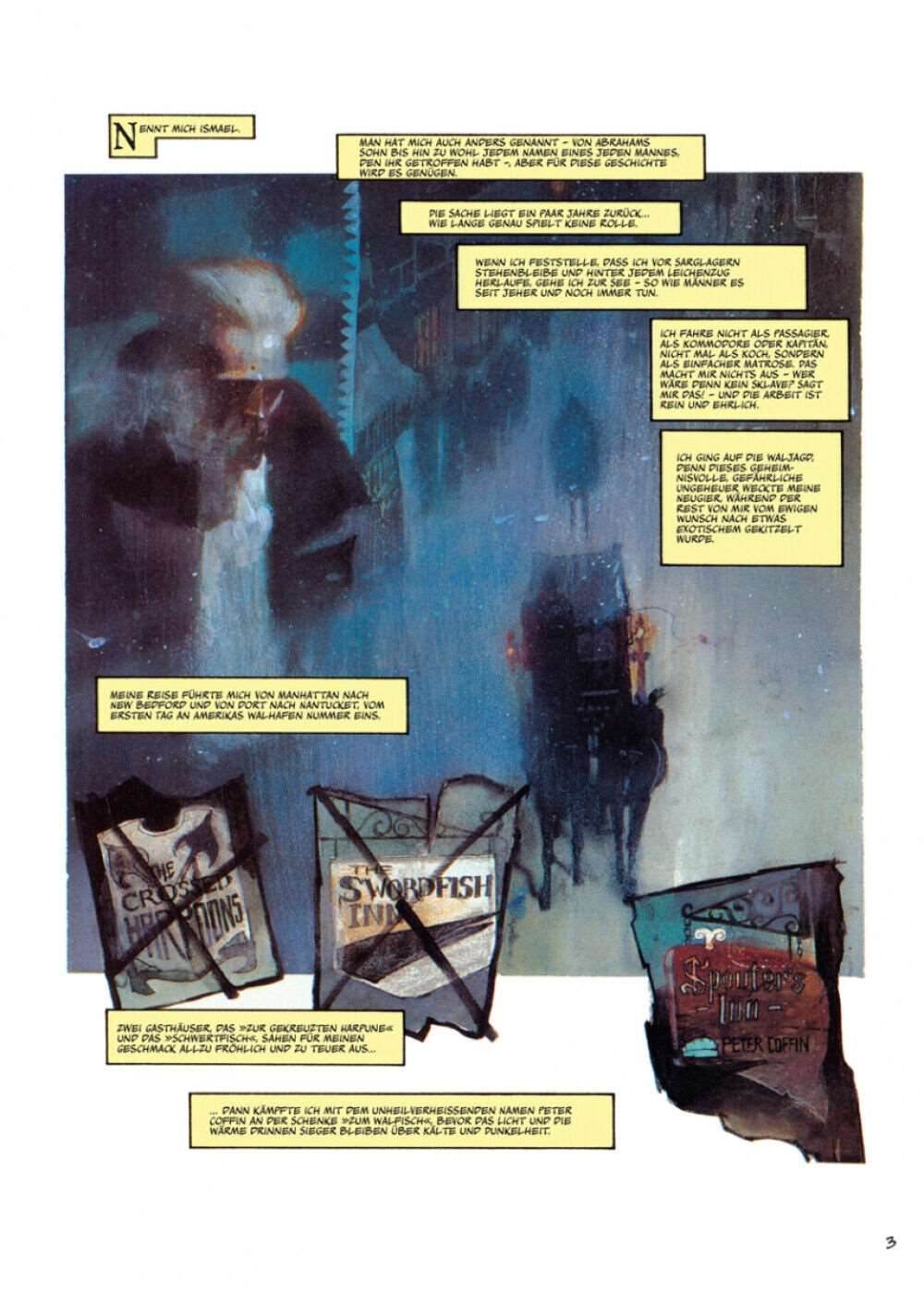 Moby Dick (Album) Splitter / Bill Sienkiewicz / Hardcover / NEU / HC / TOP - Der Comixdealer