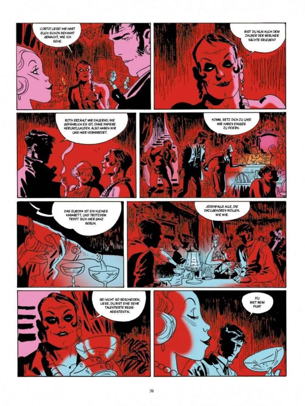 Corto Maltese 16 (farbig) - Nacht in Berlin - Der Comixdealer