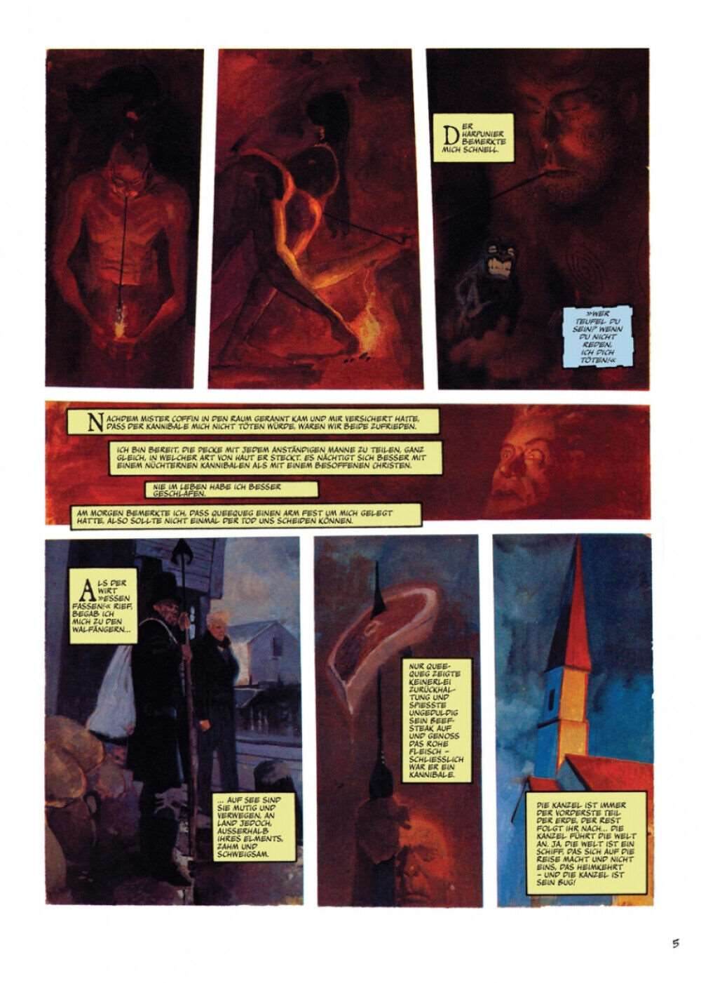 Moby Dick (Album) Splitter / Bill Sienkiewicz / Hardcover / NEU / HC / TOP - Der Comixdealer