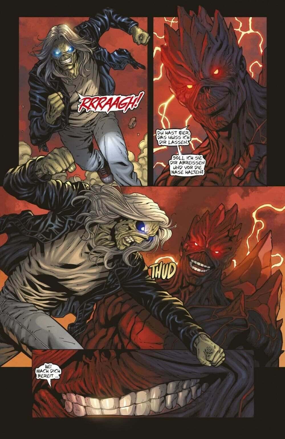 Iron Maiden - Night City (Debüt Cover)besonderer Lackierung, Lesebändchen,Lim666 - Der Comixdealer