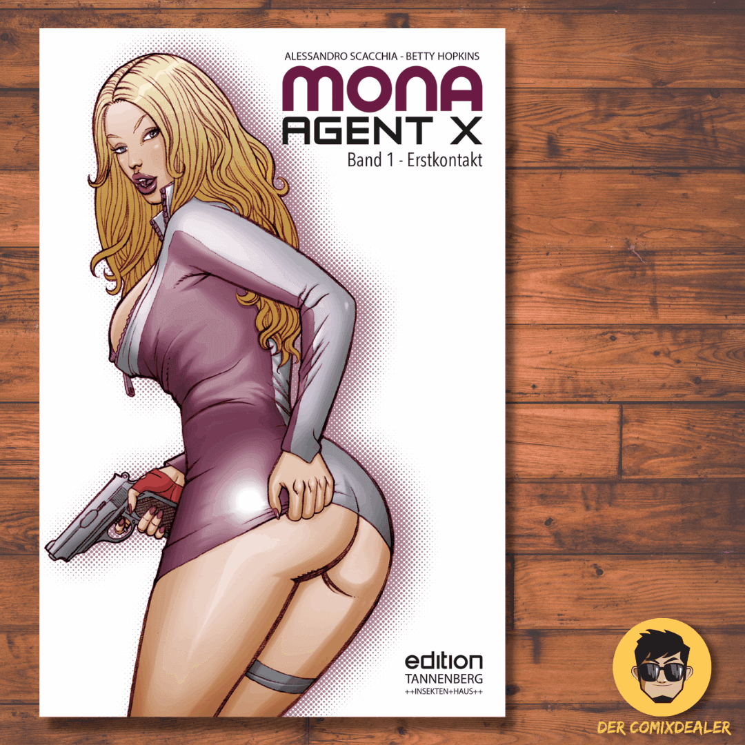 Mona Agent X Erstkontakt - Insektenhaus /Alessandro Scacchia/Comic/ Erotic / NEU - Der Comixdealer