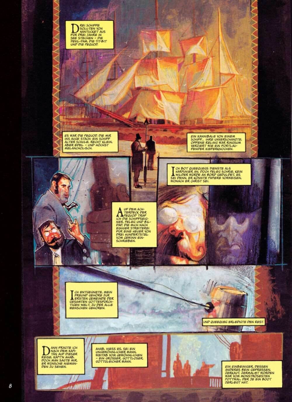 Moby Dick (Album) Splitter / Bill Sienkiewicz / Hardcover / NEU / HC / TOP - Der Comixdealer