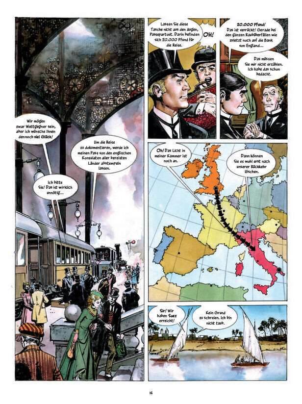 Classicomics #1- In 80 Tagen um die Welt & Die Reise zum Mittelpunkt der Erde HC - Der Comixdealer