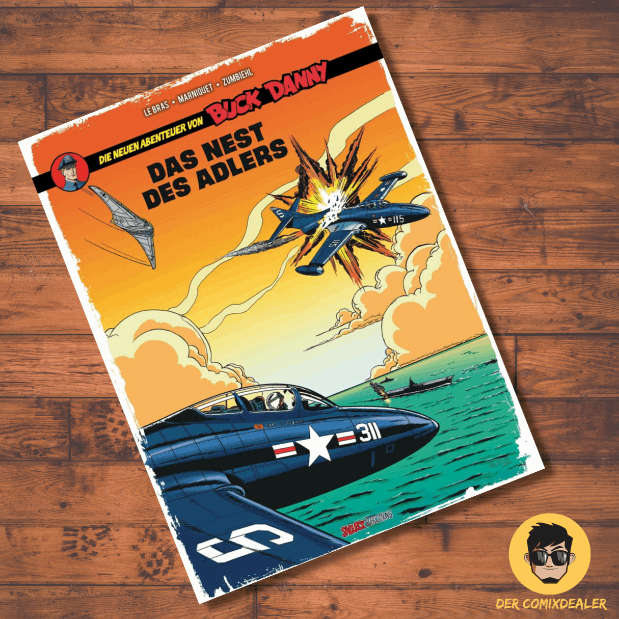 Die neuen Abenteuer von Buck Danny 8 - Das Nest des Adlers - Der Comixdealer
