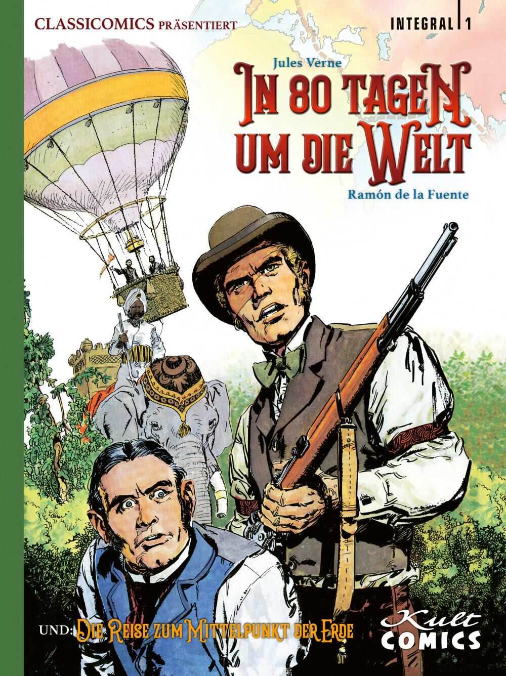 Classicomics #1- In 80 Tagen um die Welt & Die Reise zum Mittelpunkt der Erde HC - Der Comixdealer