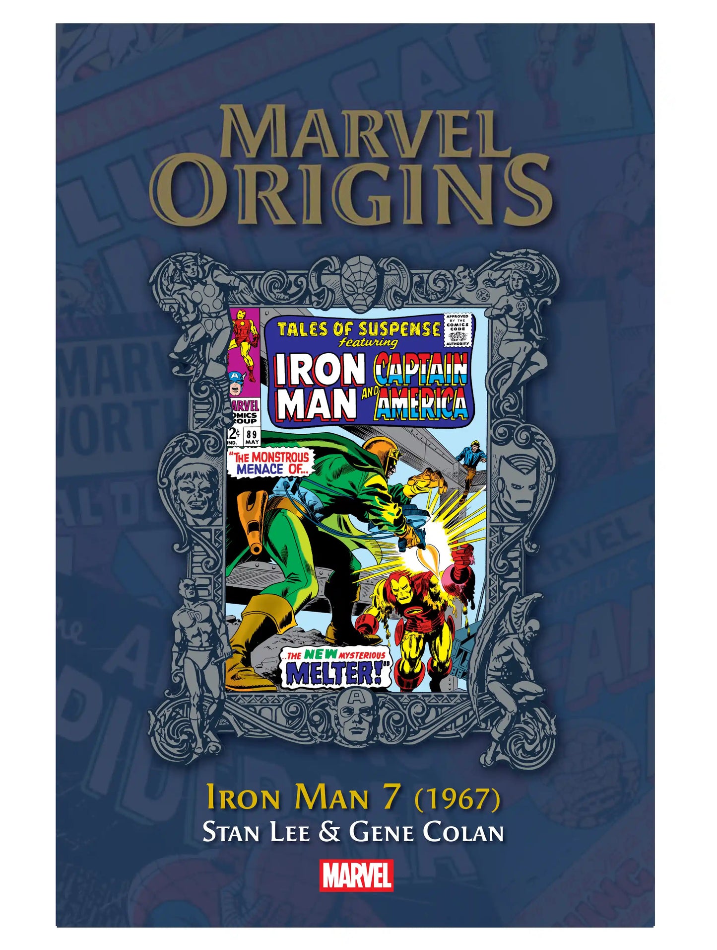 Marvel Origins Ausgabe #68 IRON MAN #7 comic cover featuring Iron Man and Captain America stories.
