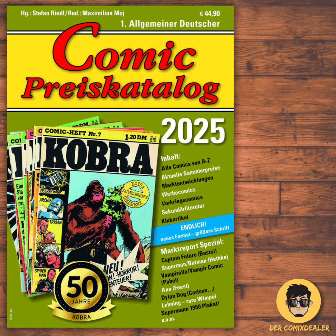 Comic Preiskatalog 2025 SC - Der Comixdealer