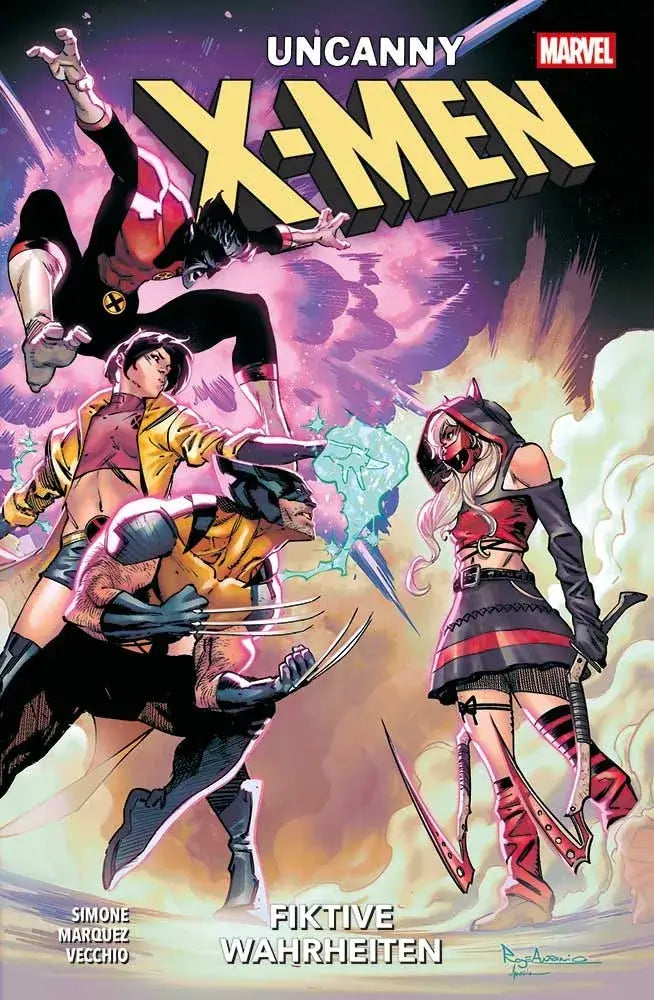 Cover art for Uncanny X-Men #3 featuring mutant characters and vibrant colors.