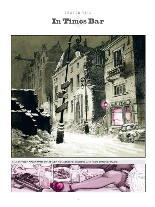 Der Schnee war schmutzig