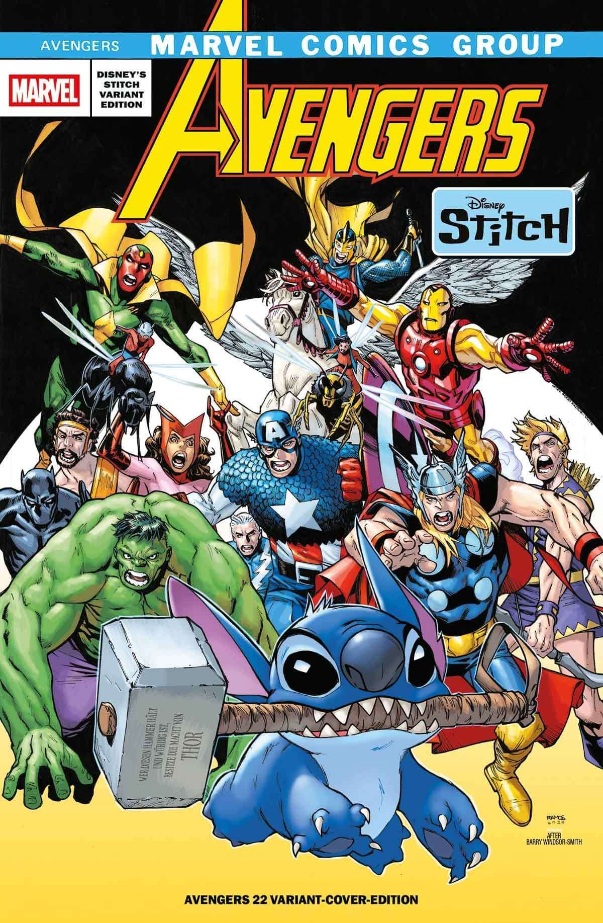 Avengers 22 – Stitch-Variant (limitiert auf 666 Exemplare!)