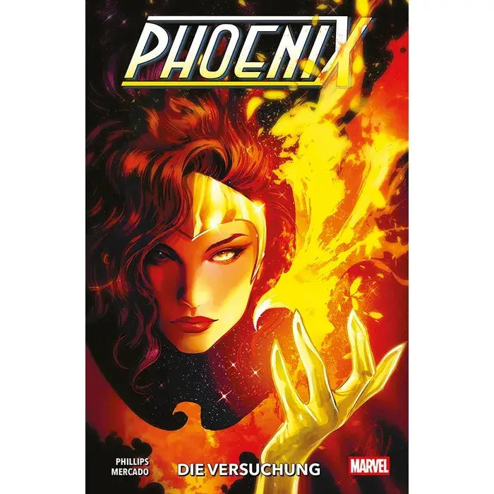 Phoenix #3 Cover – Marvel Comics featuring Jean Grey in flames, embodying the Phoenix, vibrant art style.