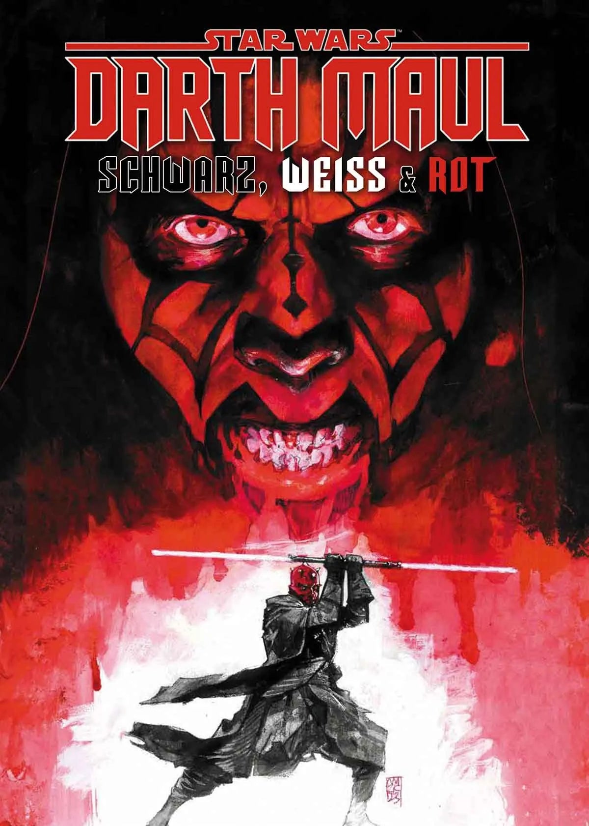 Star Wars - Darth Maul - Schwarz, Weiss & Rot