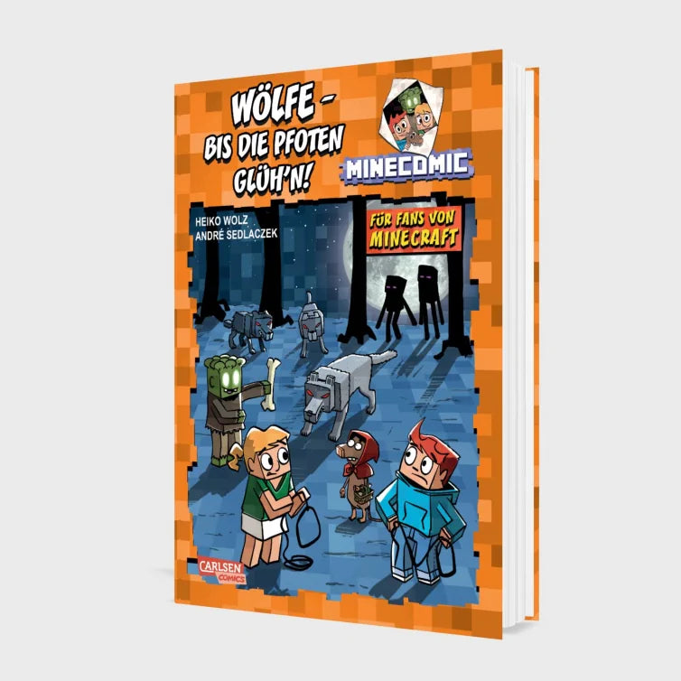 Wölfe – bis die Pfoten glüh'n! Für Fans von Minecraft