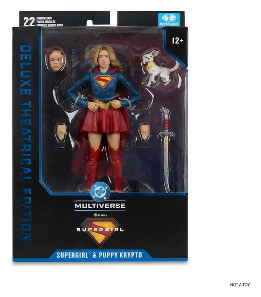 Supergirl (2026) DC Theatrical Deluxe Edition Actionfigur Supergirl & Baby Krypto 17 cm