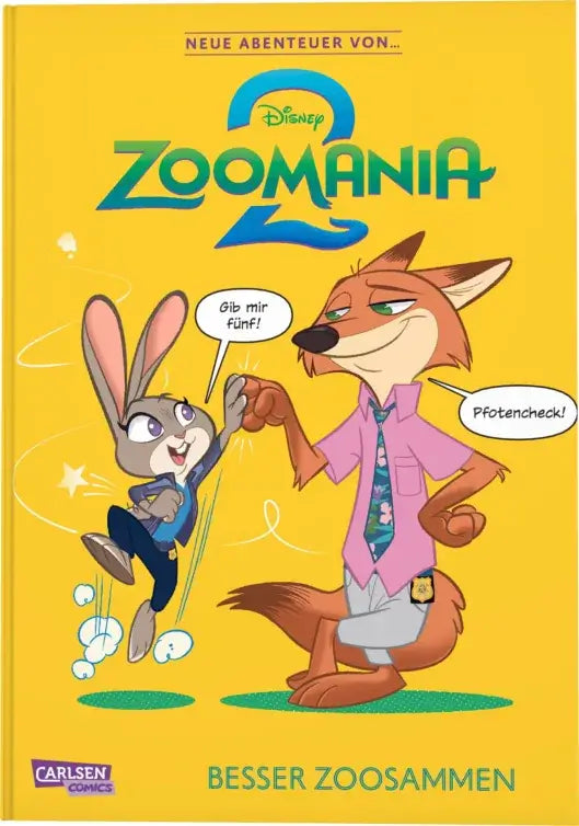 Cover of Neue Abenteuer von ...: Zoomania #2 featuring characters from the series in a vibrant design.