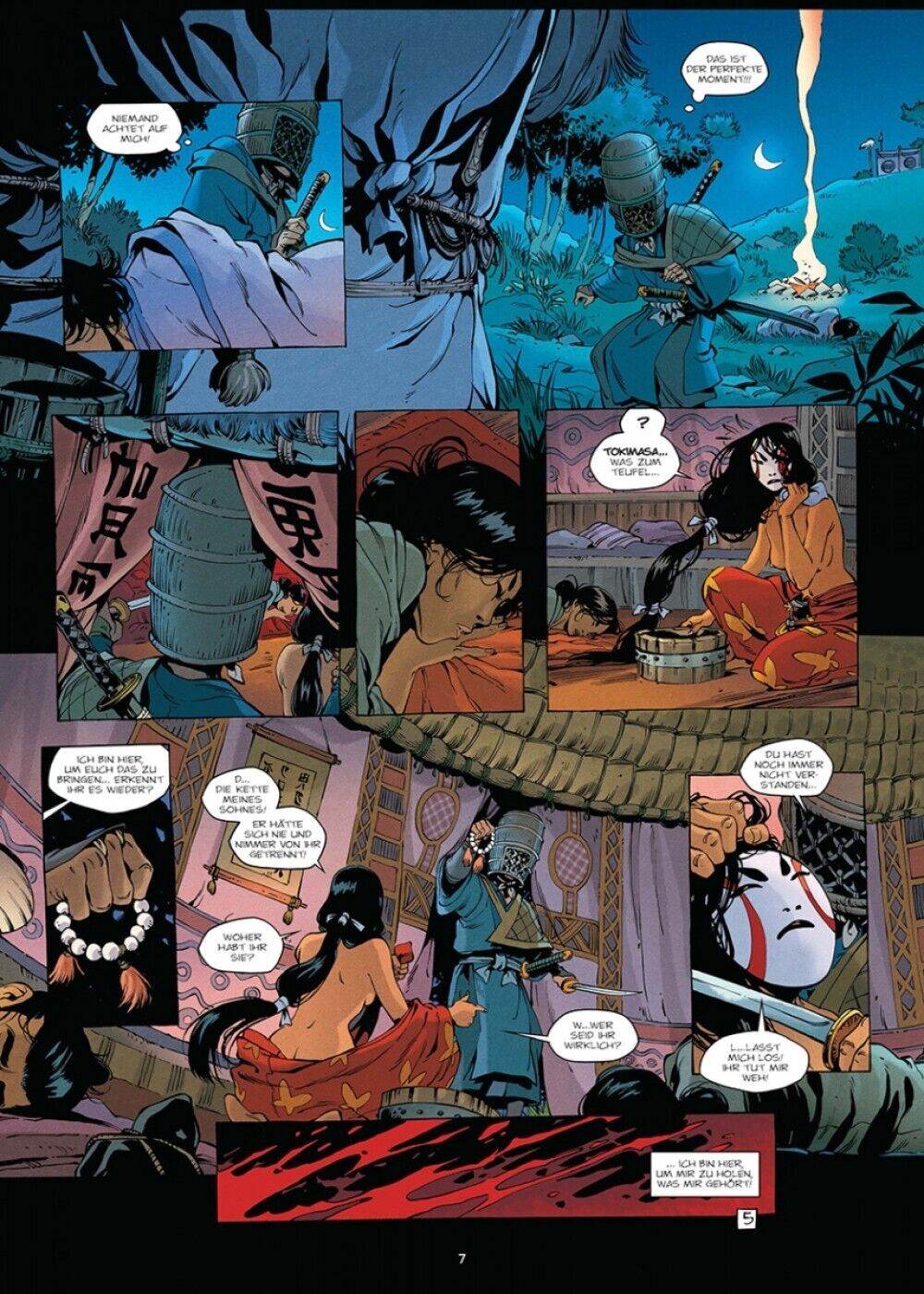 Samurai Legenden #7 - Die Insel des schwarzen Yokai / Splitter / comic / fantasy - Der Comixdealer