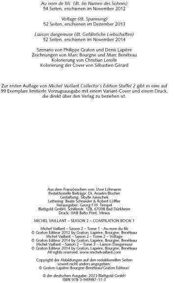 Michel Vaillant Staffel 2 Collectors Edition #1 / Action / Abenteuer / NEU / HC - Der Comixdealer