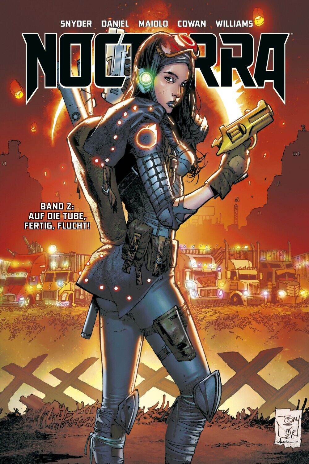 Nocterra #2 - Auf die Tube, fertig, Flucht! Cross Cult / Scott Snyder / SCI-FI - Der Comixdealer
