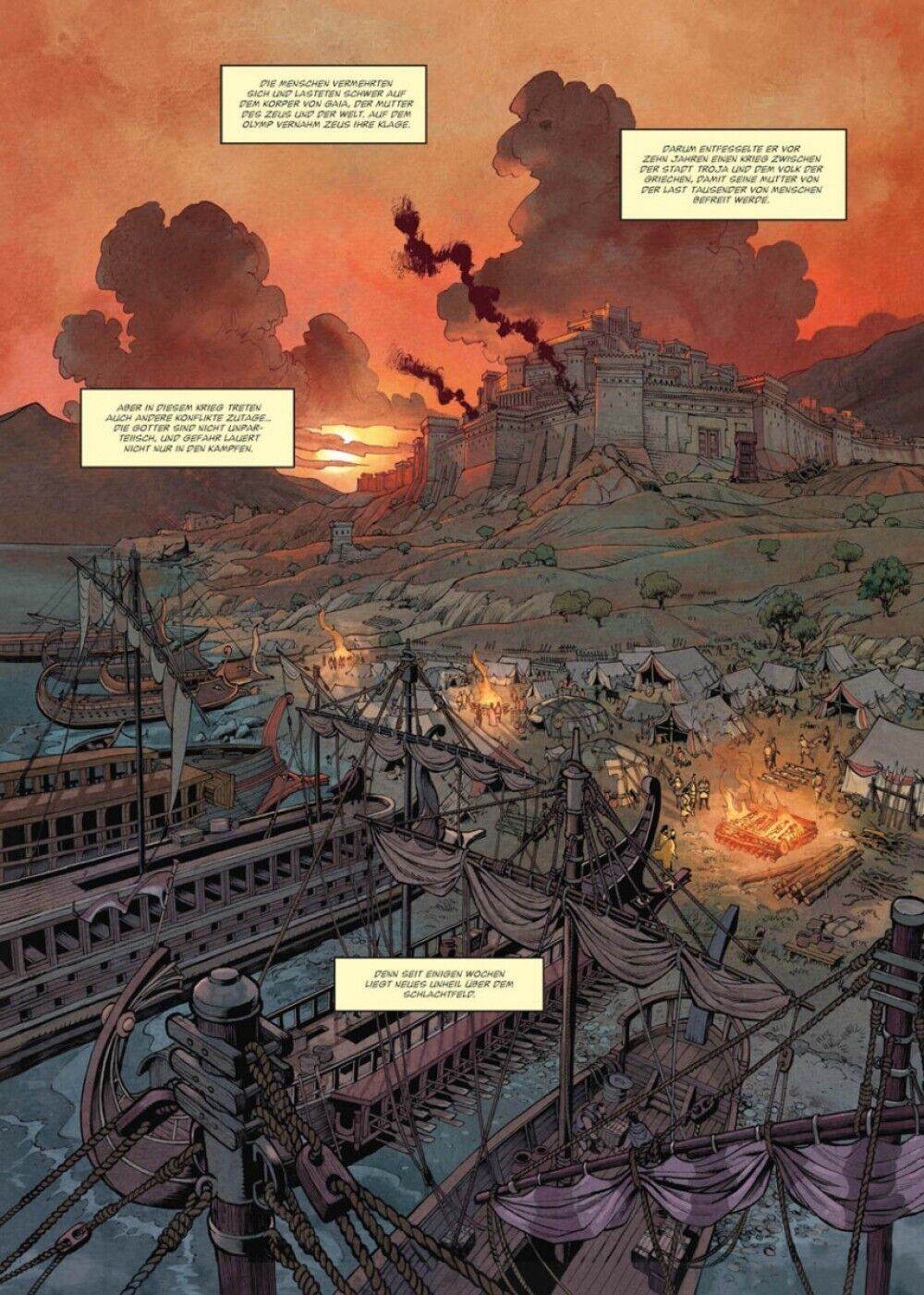 Mythen der Antike: Die Ilias (Graphic Novel) von Luc Ferry (2021, Neuauflage - Der Comixdealer