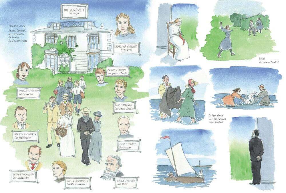 Knesebeck Susanne Kuhlendahl Virginia Woolf Die Comic-Biografie Graphic Novel - Der Comixdealer