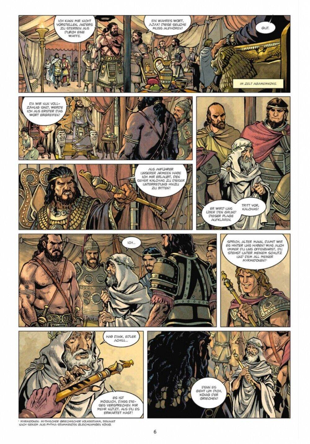 Mythen der Antike: Die Ilias (Graphic Novel) von Luc Ferry (2021, Neuauflage - Der Comixdealer