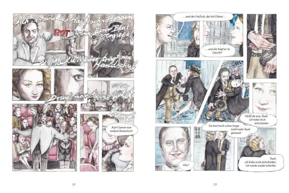 Marlene Dietrich Augenblicke eines Lebens -Knesebeck- Graphic Novel - NEU - Der Comixdealer