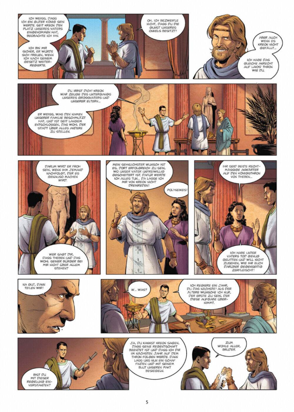Splitter Mythen der Antike: Antigone Guiseppe Baiguera, Luc Ferry, Clotilde Br - Der Comixdealer