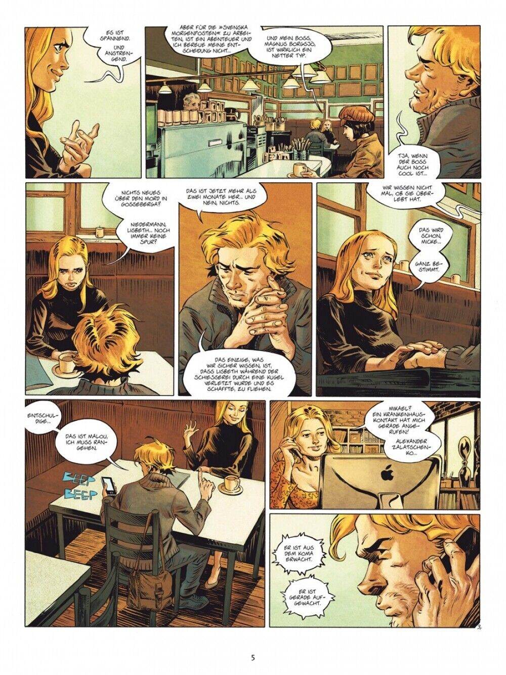 Stieg Larsson 5 - Vergebung 1 Hardcover, 64 Seiten, Splitter Neuware NEU TOP Cri - Der Comixdealer