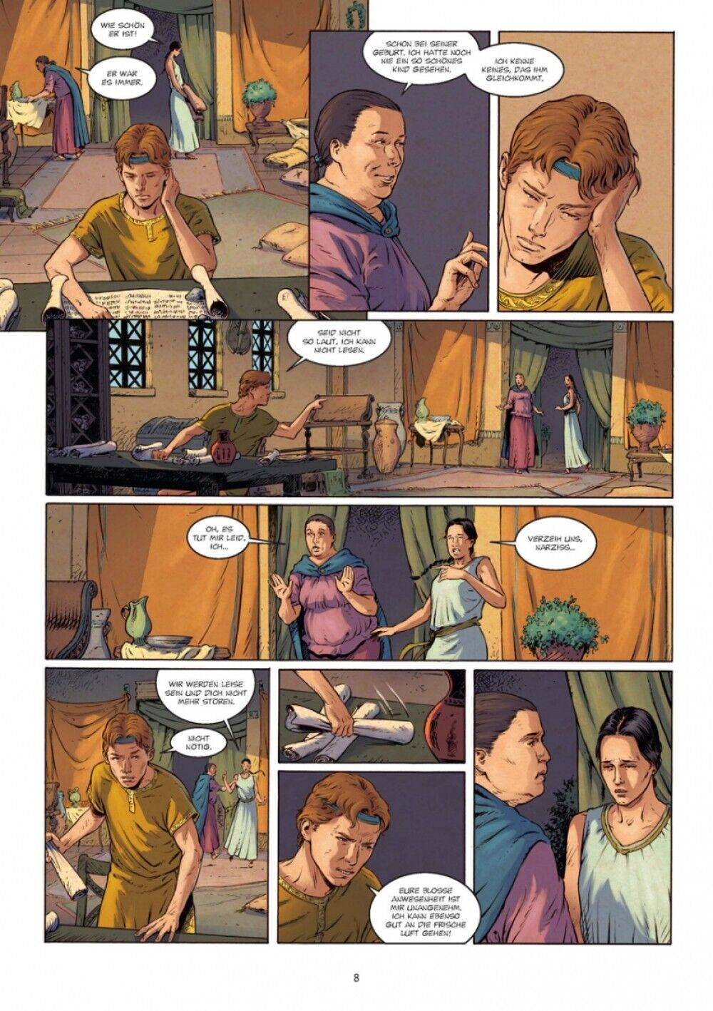 Mythen der Antike: Narziss & Pygmalion/Sagen/griechisch/Comic/Geschichte/NEU - Der Comixdealer