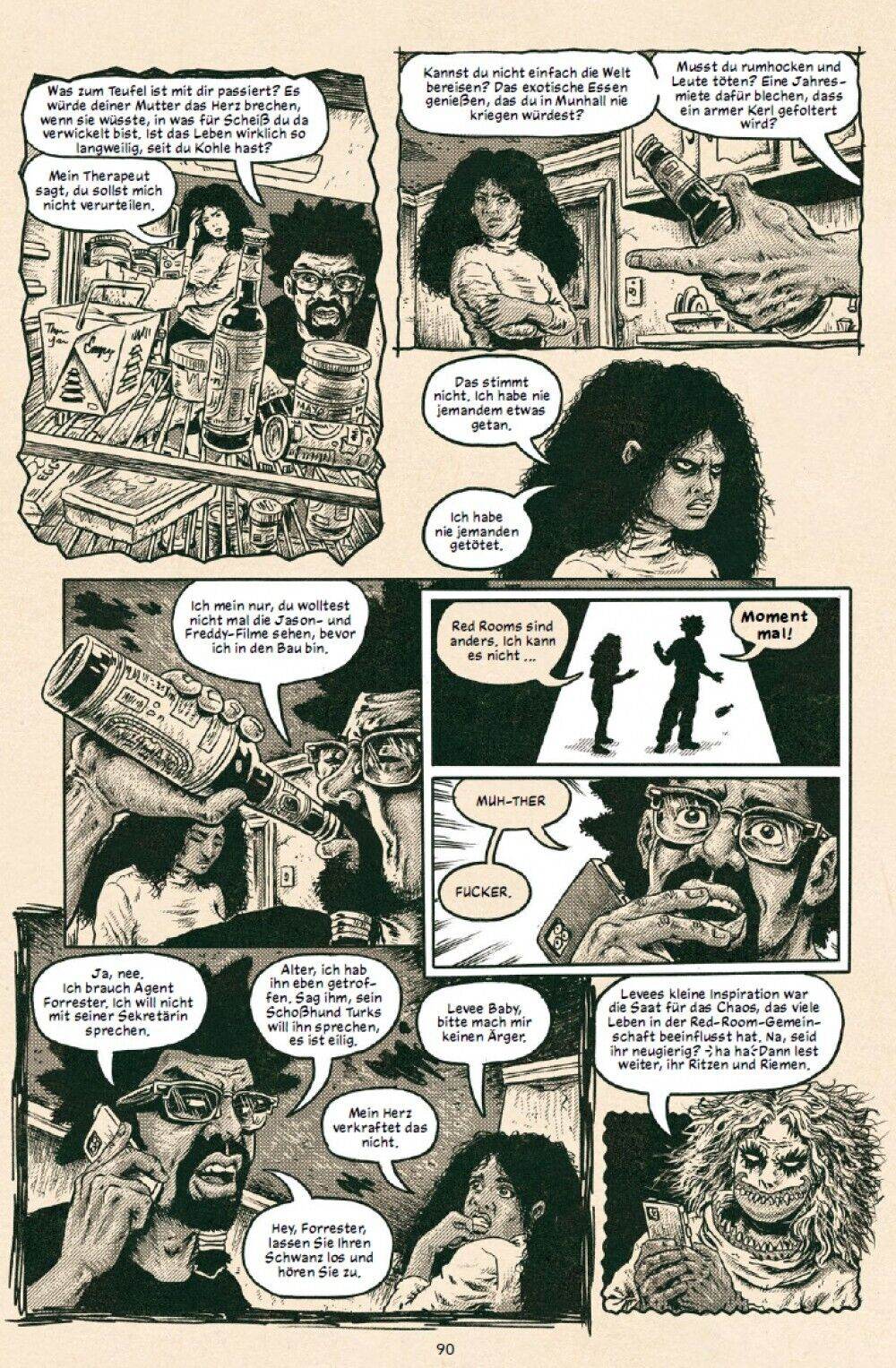 Red Room 2- Trigger Warnings / Skinless Crow / Graphic Novel / limitiert auf 666 - Der Comixdealer