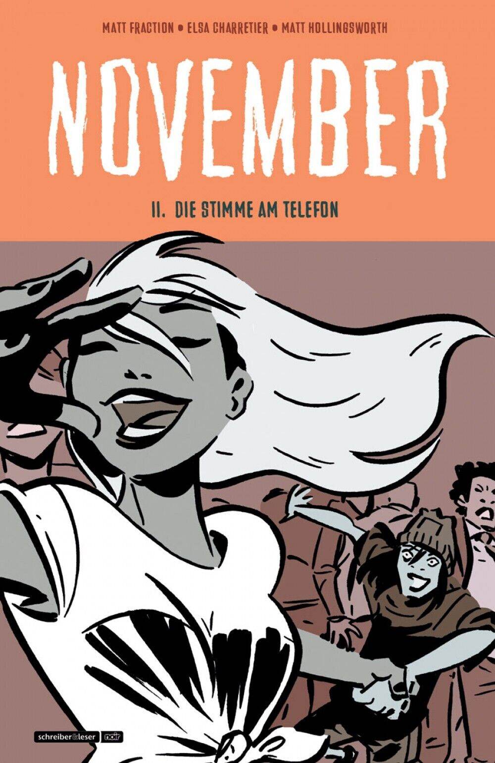 November 2 Die Stimme am Telefon/Comic/Krimi/thriller/Noir/Hardcover/Schreiber - Der Comixdealer