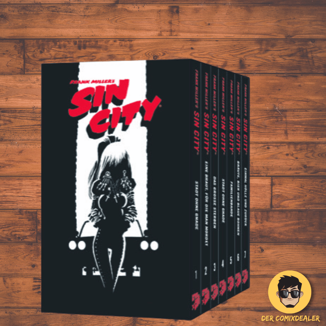 Sin City - Black Edition Komplettschuber / Film Noir / Crime / Frank Miller - Der Comixdealer