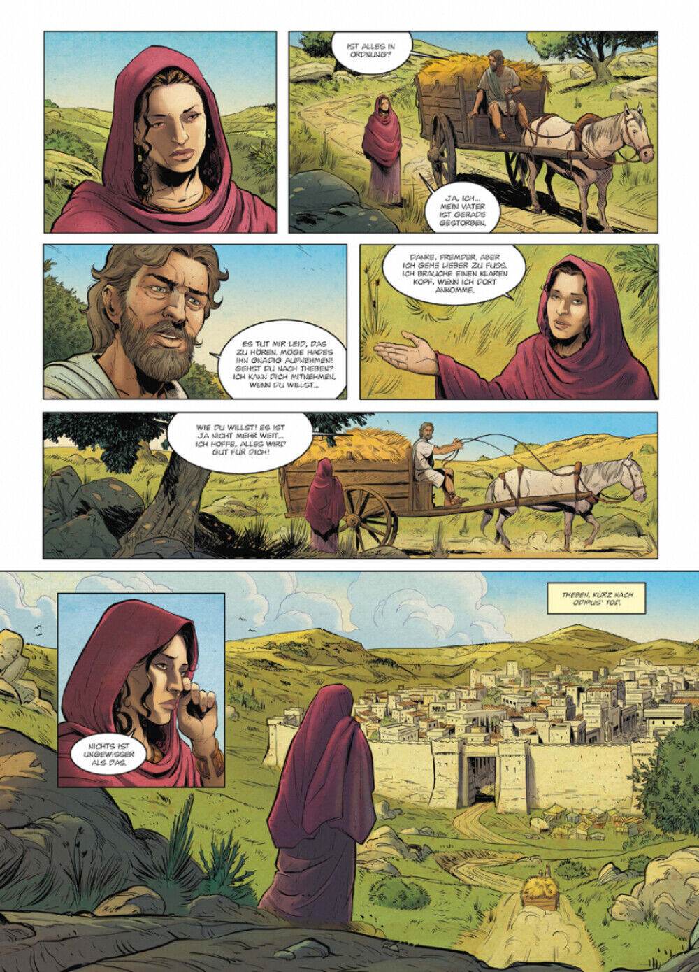 Splitter Mythen der Antike: Antigone Guiseppe Baiguera, Luc Ferry, Clotilde Br - Der Comixdealer