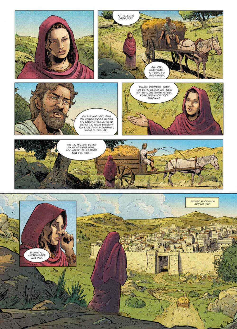 Splitter Mythen der Antike: Antigone Guiseppe Baiguera, Luc Ferry, Clotilde Br - Der Comixdealer